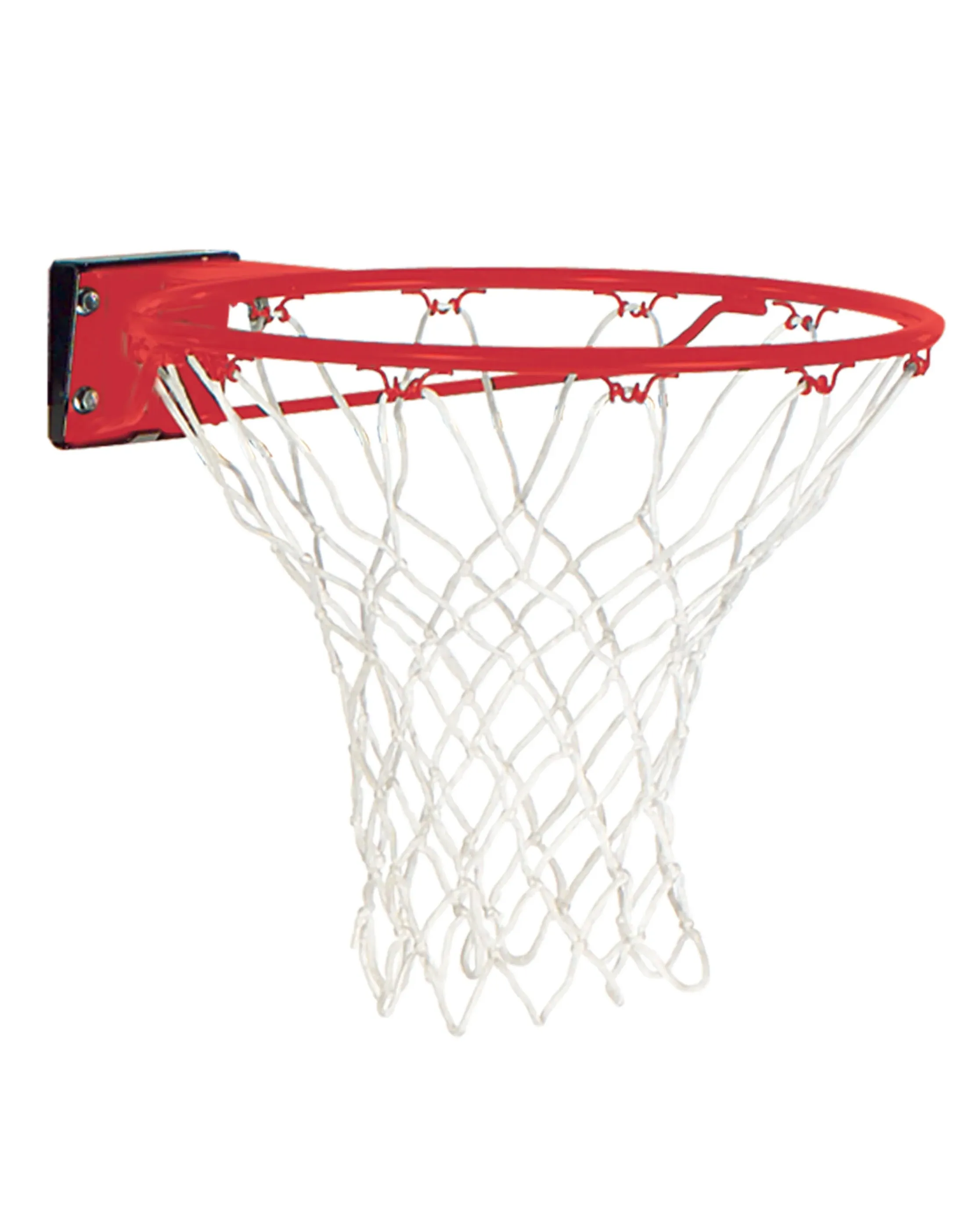 Spalding 7811SP Durable Red Standard Basketball Hoop Goal Rim + White Net Set