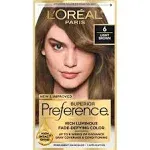 L'Oreal Paris Superior Preference Hair Color, Light Brown Natural 6