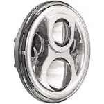 JW Speaker Model 8700 Evolution 2 Dual Burn Headlight (Chrome Inner Bezel) - 0554961