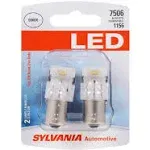 Sylvania 7506 White LED Bulb, (contains 2 Bulbs)