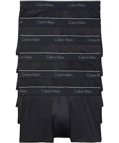 Calvin Klein Men's Microfiber Stretch 7-Pack Low Rise Trunks