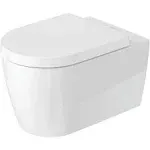 Duravit Me by Starck 2529092092 Wall Mounted Rimless Toilet - White with HygieneGlaze