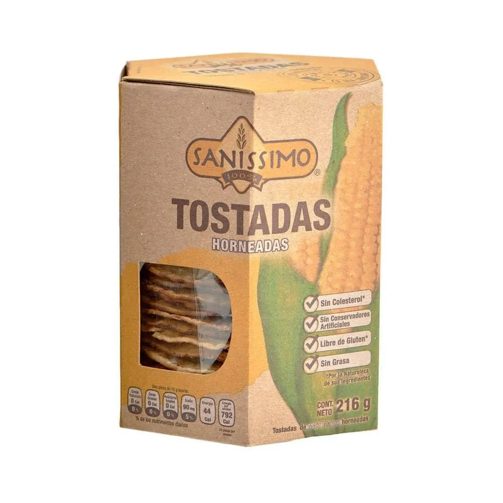 Sanissimo Oven Baked Corn Tostadas