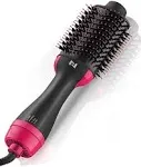 Nurifi Hair Dryer Brush Blow Dryer Brush in One, 4 in 1 Hair Dryer and Styler Volumizer with Negative Ion Hot Air Brush Hair Straightener Curling