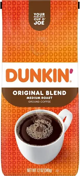 Dunkin Donuts Ground Coffee Original Blend