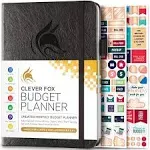 Clever Fox Budget Planner - Expense Tracker Notebook. Monthly Budgeting Organizer, Finance Logbook & Accounts Book, Bill Tracker, A5 (Dark Grey)