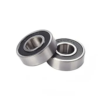 PGN (10 Pack) 6202-2RS Bearing - Lubricated Chrome Steel Sealed Ball Bearing - 15x35x11mm Bearings with Rubber Seal & High RPM Support