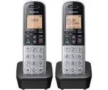 Panasonic Compact Cordless Phone with DECT 6.0, 1.6&#034; Amber LCD and Illuminated