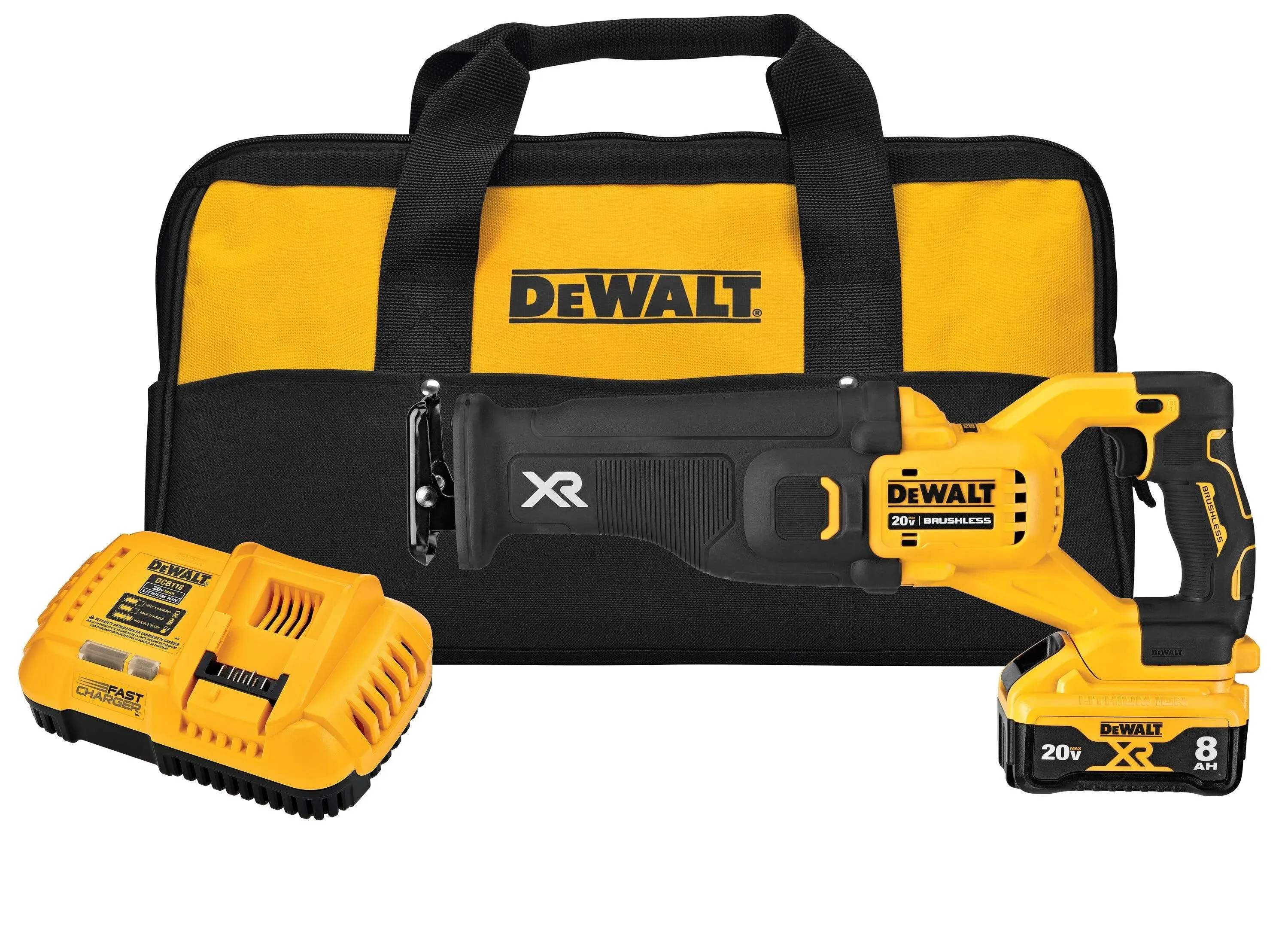 DeWALT DCS368W1 20V MAX XR Cordless Reciprocating Saw w/ Power Detect Kit