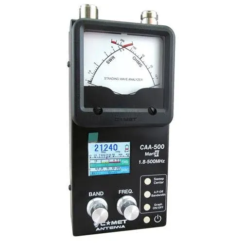 Comet Original CAA-500 Mark II Standing Wave Analyzer 1.8-500MHz SWR & Impedance Simultaneously