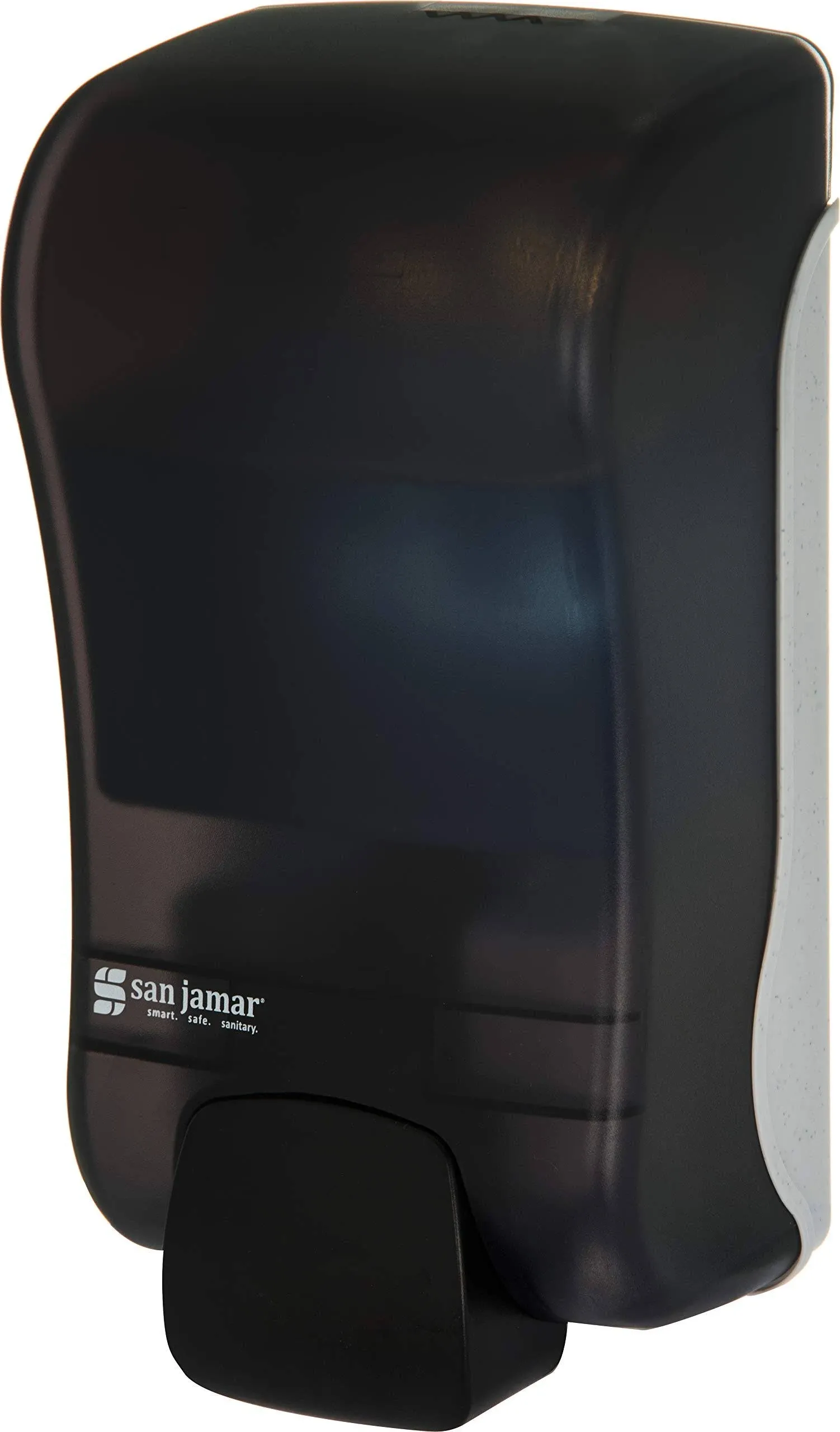 San Jamar SF1300TBK SF1300 Rely Manual Foam Soap Dispenser, 1300 mL, Black Pearl