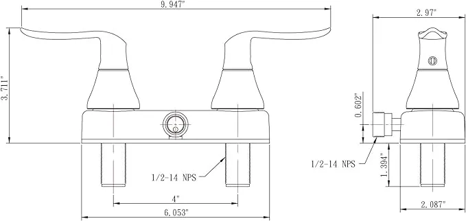 Dura Faucet DF-SA100LH-SN Faucet