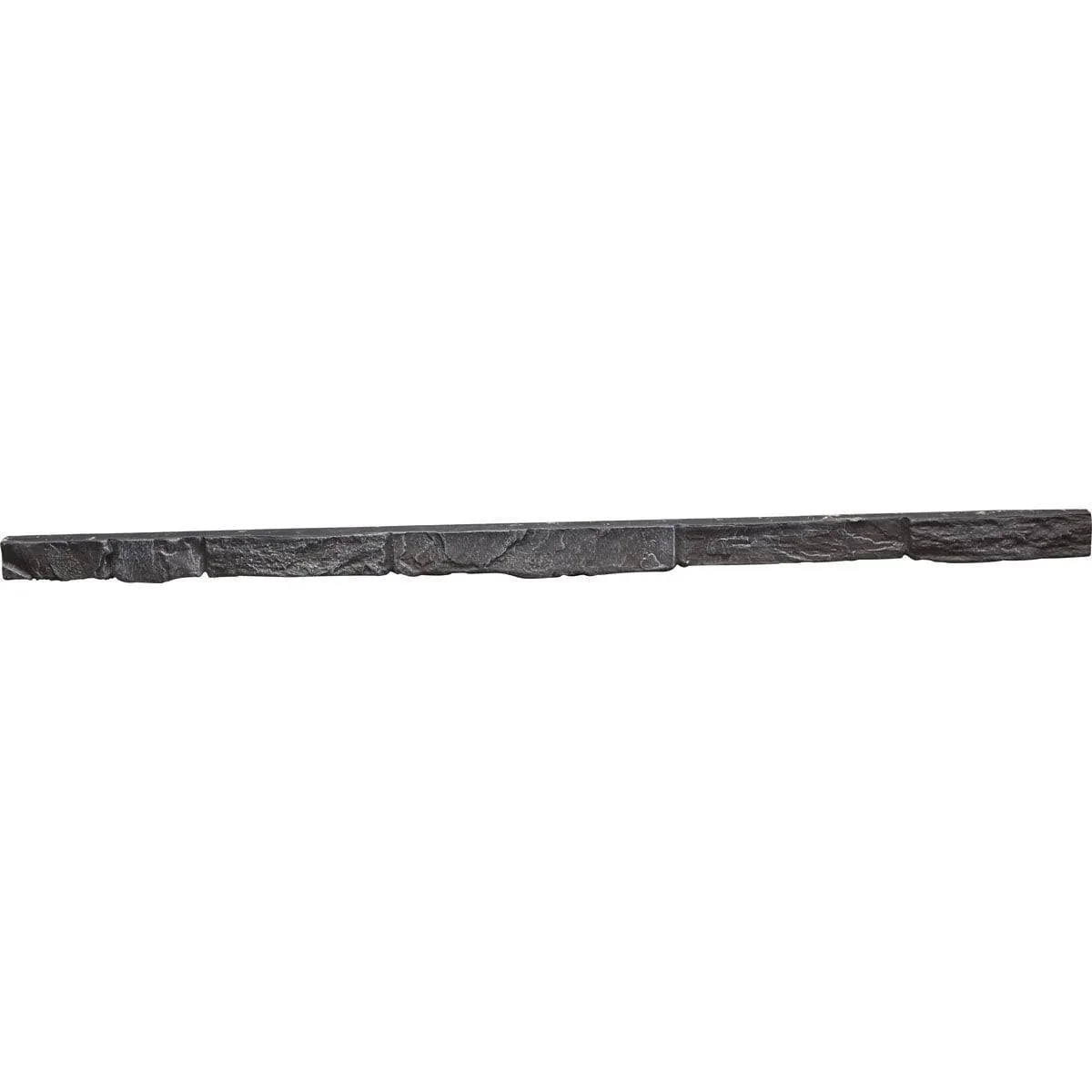 Ekena Millwork 48"W x 2"D x 2"H Universal Trim Sill for Stonewall Faux Stone Siding Panels, Slate Gray