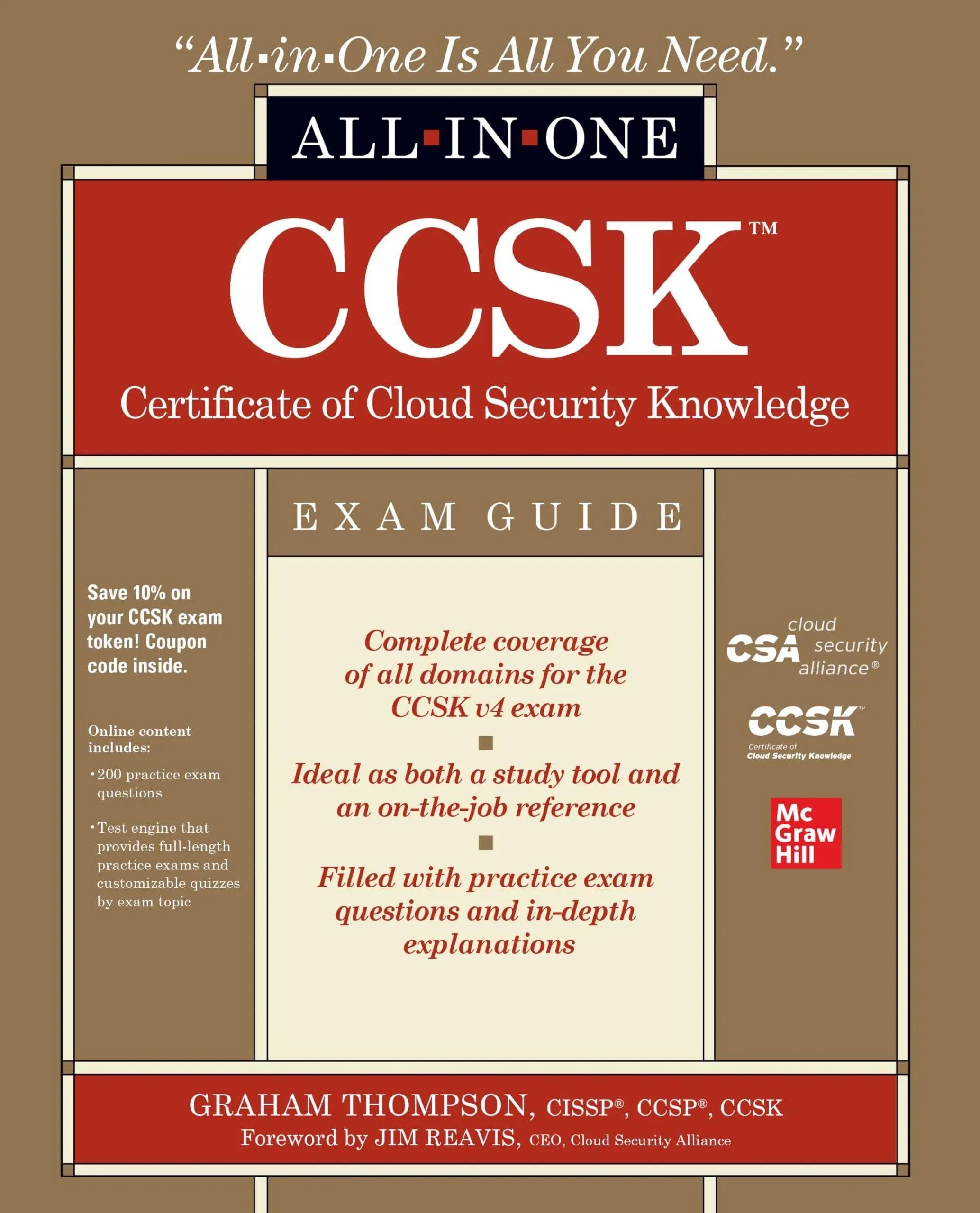 Graham Thompson CCSK Certificate of Cloud Security Knowledge All-in- (Paperback)