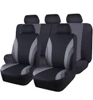 CAR PASS Line Rider Sporty Cloth 11PCS Universal Fit Car Seat Cover