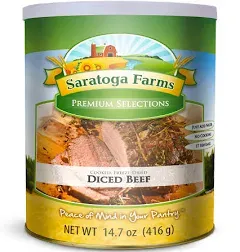 Saratoga Farms Freeze Dried Beef Dices