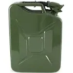 Wavian 3008 Authentic Carb Fuel Jerry Can with Spout, Green, 5.3 Gallon