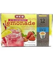 Brew Over Ice, Strawberry Lemonade Single Serve Cups - 12 count