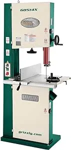 Grizzly G0514X Extreme Series Bandsaw, 3 HP, 19-Inch