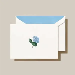 Blue Hydrangea Folded Notes