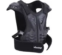 Webetop Niños Dirt Bike Body Chest Spine Protector Armor Vest Equipo de protección