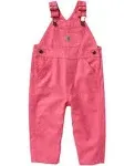 Carhartt girls loose Fit canvas bib overall