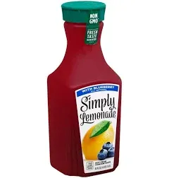 Simply All Natural Lemonade with Raspberry