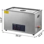  New 22L Ultrasonic Cleaner Stainless Steel Industry Heated Heater w/Timer