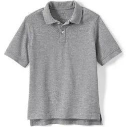 Lands' End Kids Short Sleeve Mesh Polo Shirt