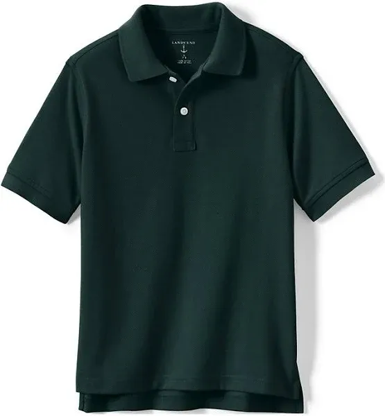 Lands' End Kids Short Sleeve Mesh Polo Shirt