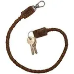 Hide & Drink, Leather Braid Biker Chain/Key Lanyard/Keychain/Wallet Chain/Accessories/Motorcycles/Vintage, Handmade Includes 101, Natural