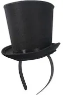 Adult Mini Top Hat Headband, One Size