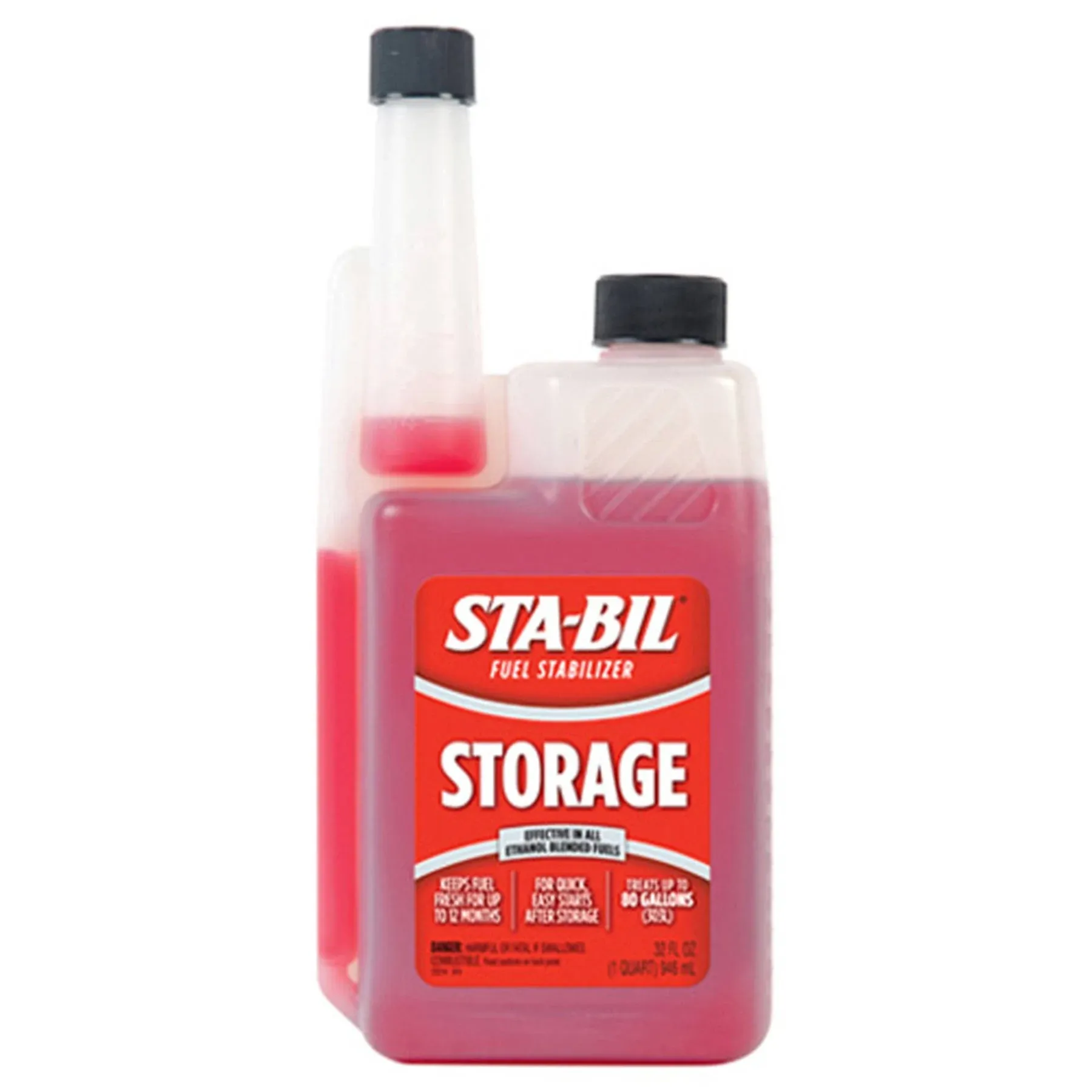 STA-BIL Storage Fuel Stabilizer - Keeps Fuel Fresh for 24 Months - Prevents Corrosion - Gasoline Treatment that Protects Fuel System - Fuel Saver - Treats 25 Gallons - 10 Fl. Oz. (22206-12PK)