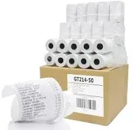 (50) Thermal Paper Rolls 2-1/4 X Verifone Vx520 Ingenico ICT220 ICT250 FD400