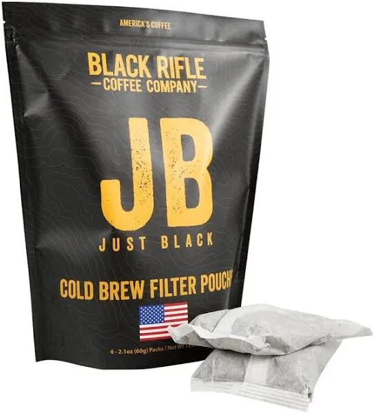 Black Rifle Coffee Company Just Black Cold Brew Coffee Packs