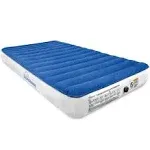 SoundAsleep Camping Series Air Mattress with Eco-Friendly PVC - Queen, Blue 