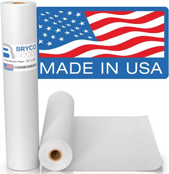 18Inch x 100Ft Butcher Paper Roll for Wrapping Smoking Meat BBQ Grilling Paper