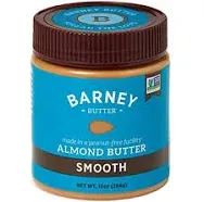 Barney Butter Almond Butter, Smooth, 16 Ounce Jar, Skin-Free Almonds, No Stir...