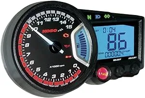 Koso North America RX-2 GP-Style Speedometer - BA010001