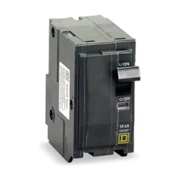 Square D QO2100VH Plug in Circuit Breaker, 100A, 22kA, 240V