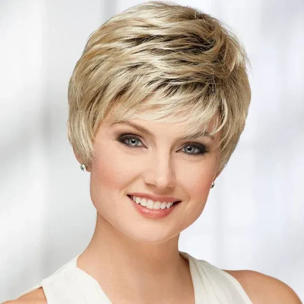 Casey WhisperLite Wig by Paula Young in Blonde - Short Straight Wig