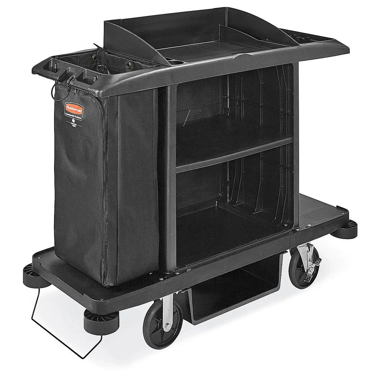 Rubbermaid Full Size Housekeeping Cleaning Cart FG618900BLA