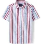 The Children's Place Boys' Short Sleeve Button Down Shirt