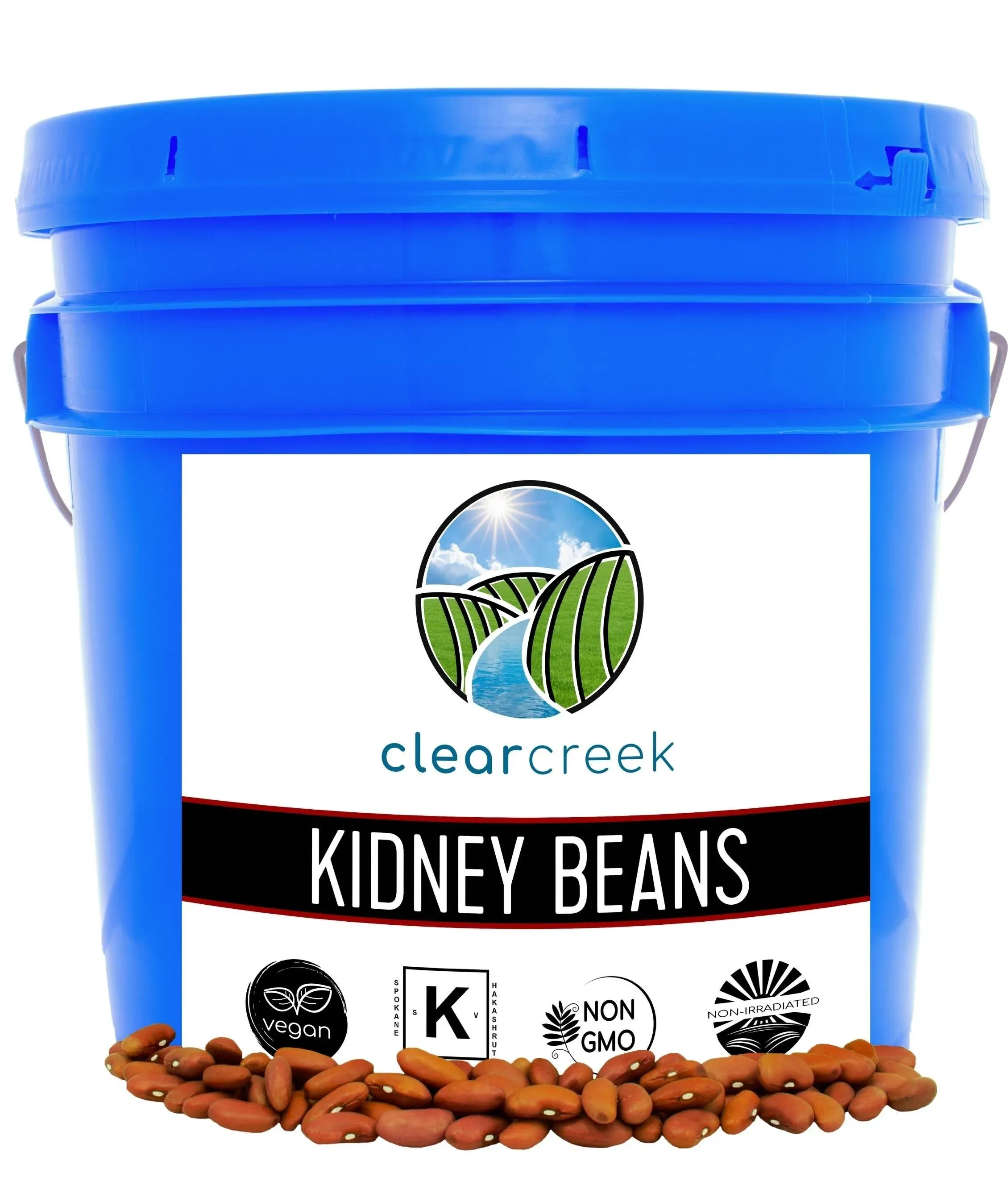 Clear Creek Kidney Beans, 25 LB Bucket