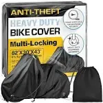 Waterproof Bicycle Cover for Outdoor Storage - Fits 1 or 2 Mountain, Road, Elect