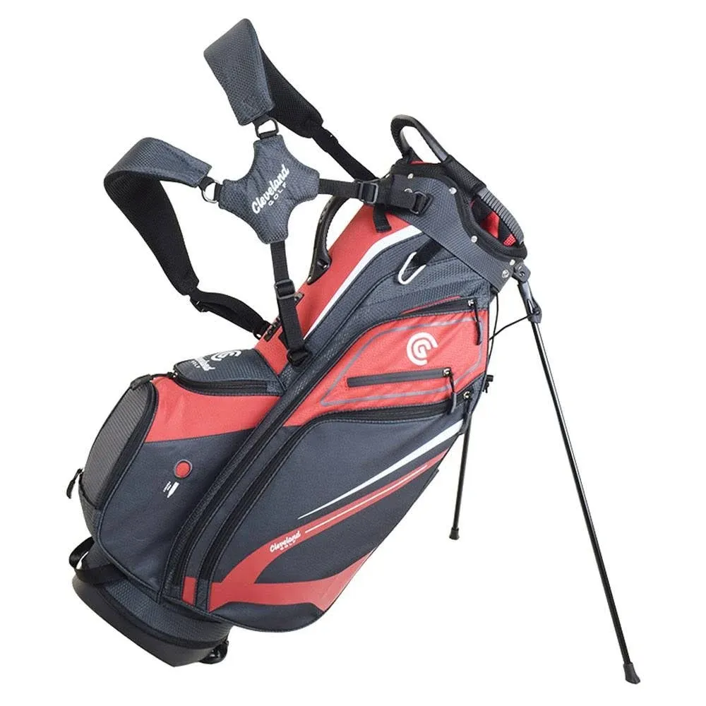 Cleveland Golf Lightweight Stand Bag Red / Charcoal