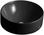 Kohler K-14800-7 Vox Round Vessel Bathroom Sink - Black