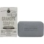 Grandpa Soap Bar Soap, Face & Body, Detoxify, Charcoal - 4.25 oz