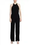 Nina Leonard Women's Twistneck Jumpsuit, Large