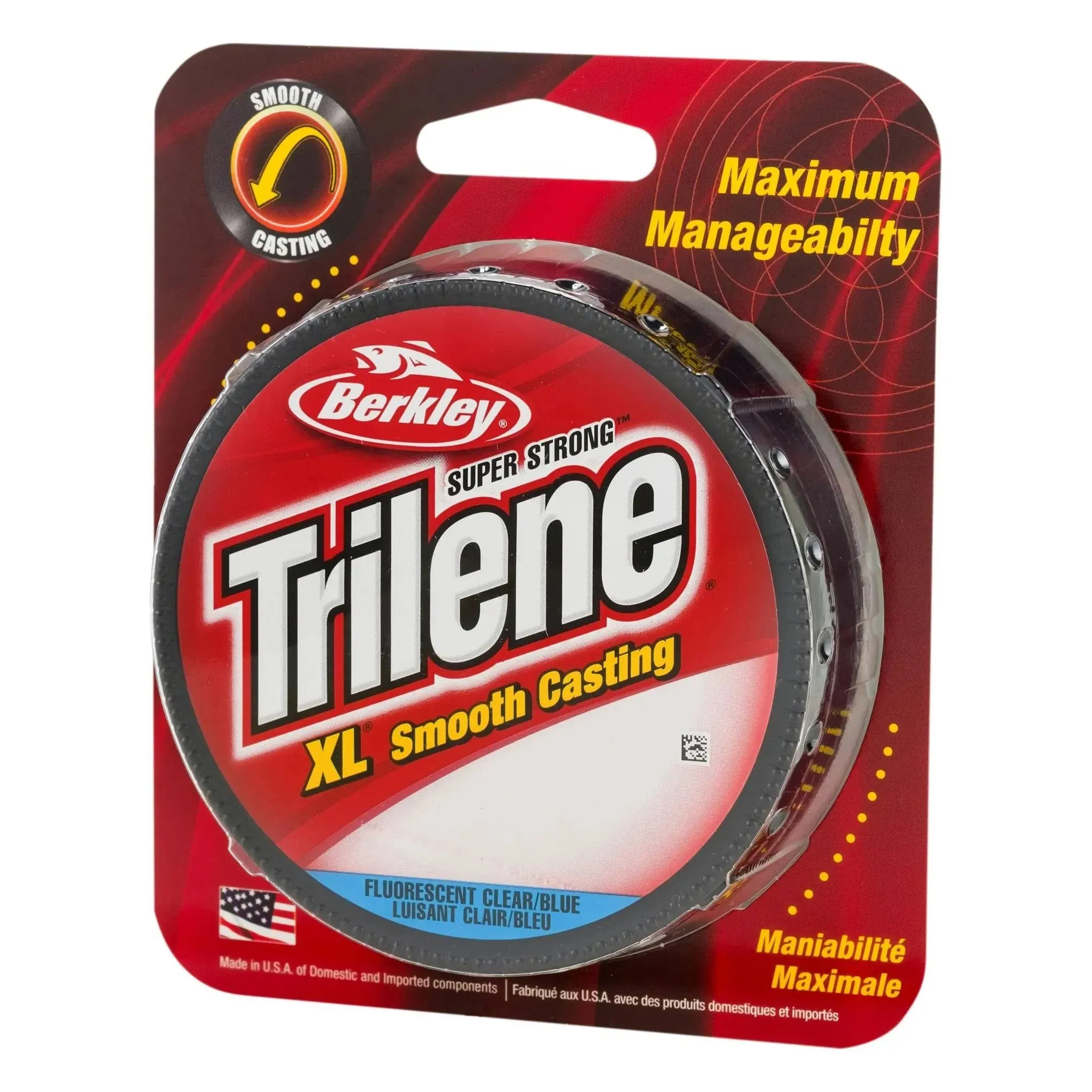 Berkley Trilene XL Mono Filler Spool 4lb 330yd Flourescent Clear/Blue XLFS4-26